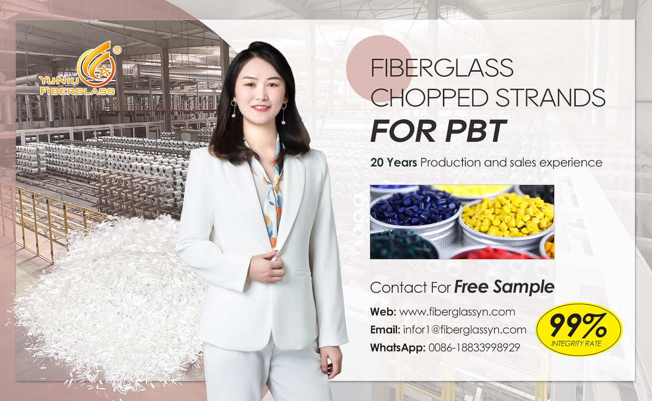 fiberglass chopped strands for PBT-HD Fiberglass