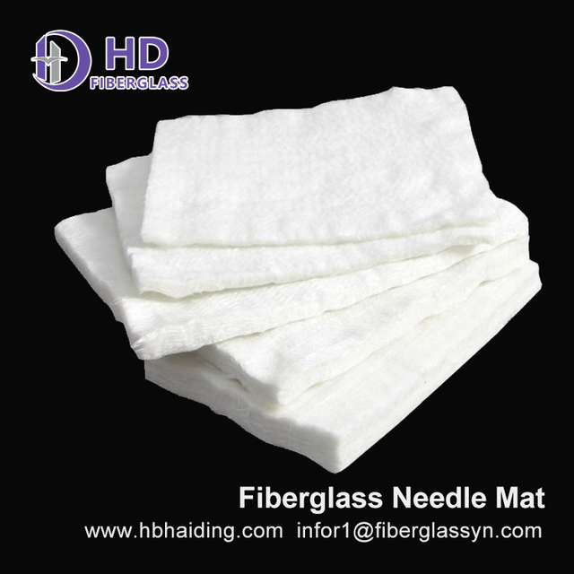 Heat Insulation Application E-glass Fiberglass Needle Mat Mass Production