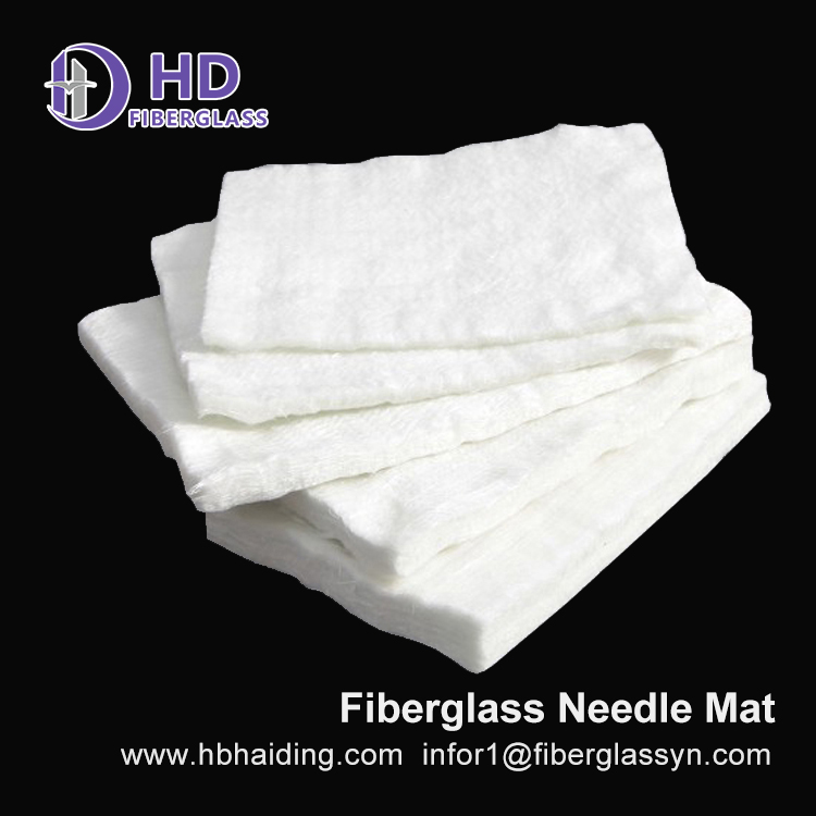 Excellent insulation material fiberglass needled mat