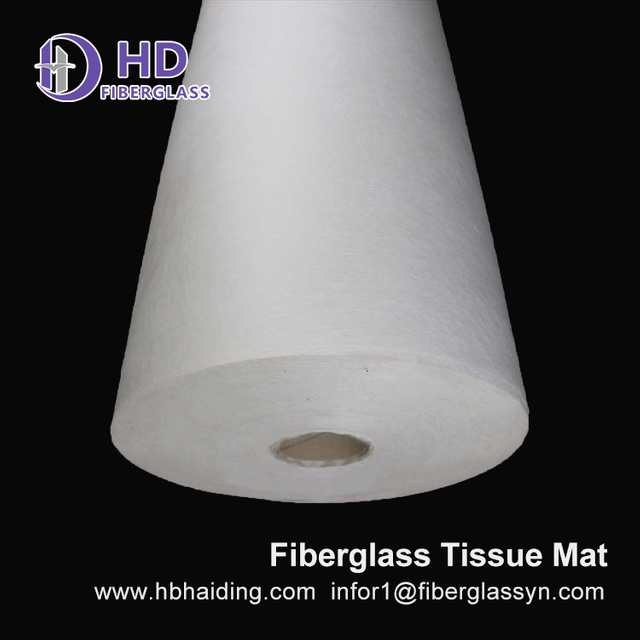 100% E-glass Surface Tissue Fiber Glass Mat for FRP Products