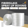 Glass fiber yarn for spray gun spray up roving