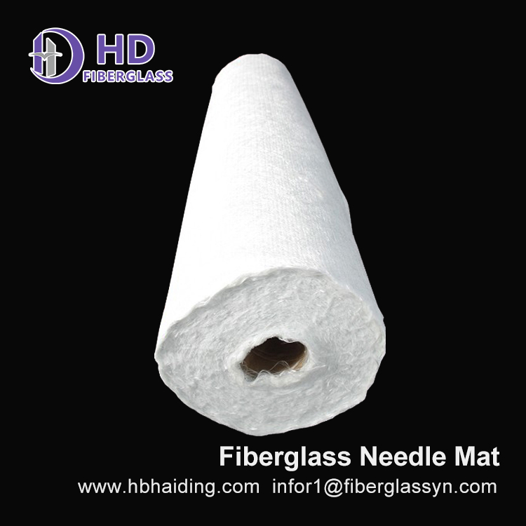 Factory Manufacture Fireproof Sound Insulation Glass Fiber Needled Mat Fiberglass Felt