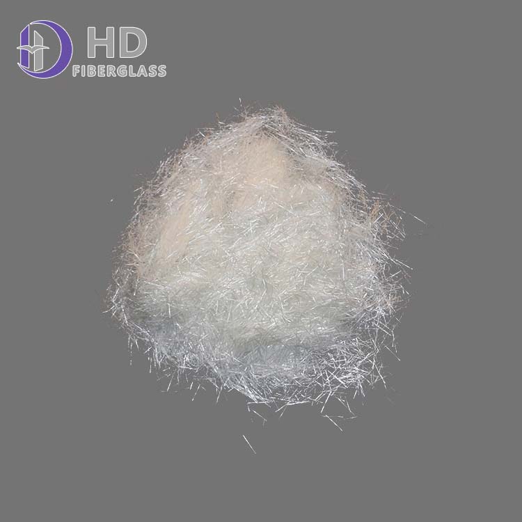 China Factory Wholesale Even Distribution in Finished Products Base Material for Plastic Flooring Alkali-resistance Fiberglass Chopped Strands