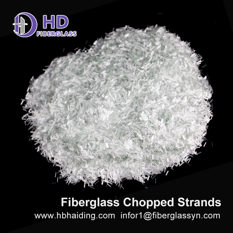 E-glass Fiberglass chopped strands for PP 4.5mm polypropylene with glass fiber