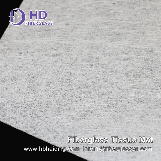 Excellent Wall Covering Materials E-glass Fiberglass Surface Tissue Mat