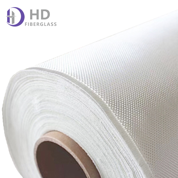 The highest strength fiberglass plain cloth 300 grams 136TEX