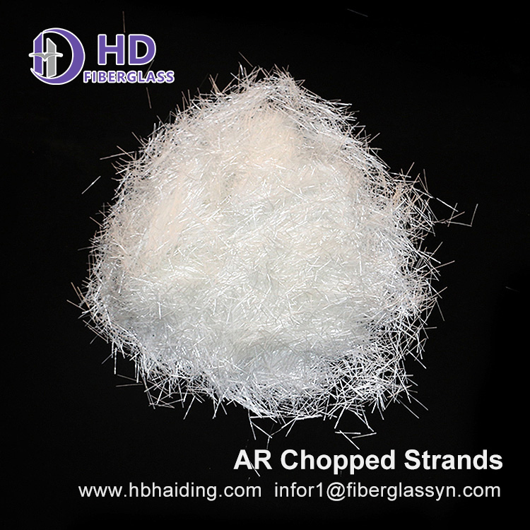 Free Sample 9-13μm Alkali Resistance Fiberglass Chopped Strands 3/4.5/6/12mm Long-term supply