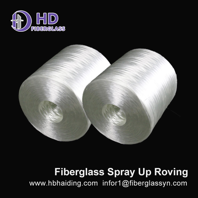 E-Glass Spray Up Roving 2400 Tex Fiberglass Assembled Roving Factory Direct Supply
