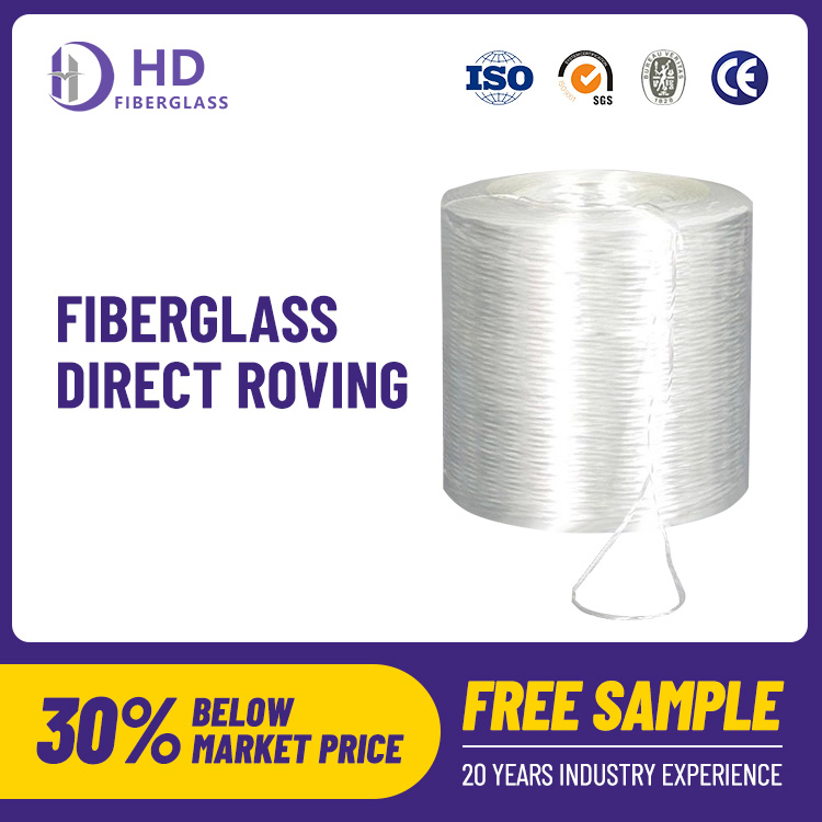 reinforced glass fiber direct roving for pultruded sheet 4800tex