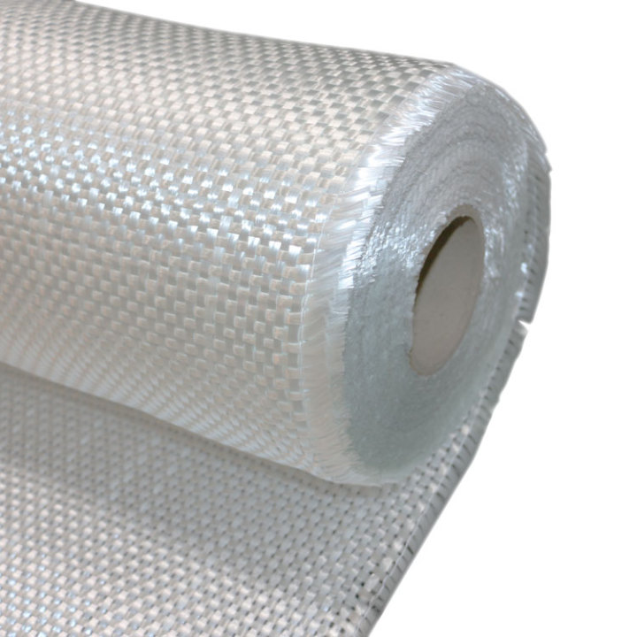 Fiberglass woven roving produced by hand lay up process