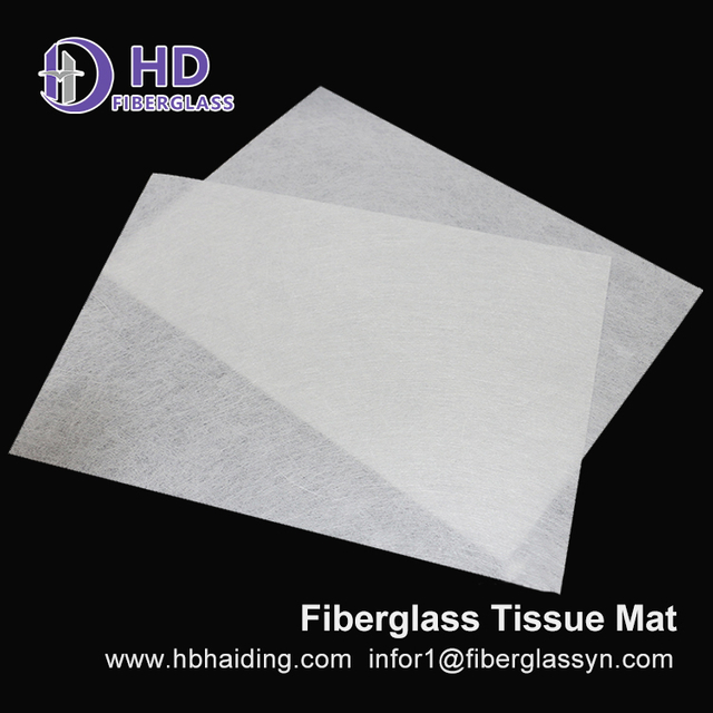 Wholesale High Quality 100% E-glass Surface Tissue Fiber Glass Mat 30g