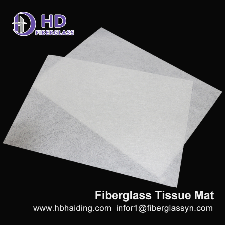 High Strength E-glass Fiberglass Tissue Mat