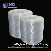 AR Glass Fiber Roving ZrO2 16.5% for GRC Building Factory Direct Supply
