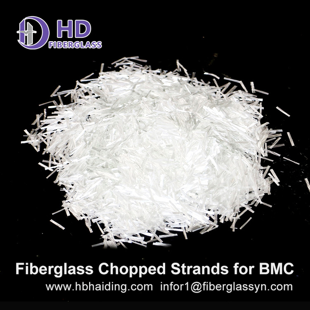 Chopped Fiberglass for Thermoset for BMC And Extrusion E-glass 6mm