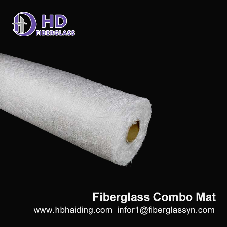 Factory Direct Supply 300gsm-900gsm Fiberglass Woven Roving Stitched Combo Mat