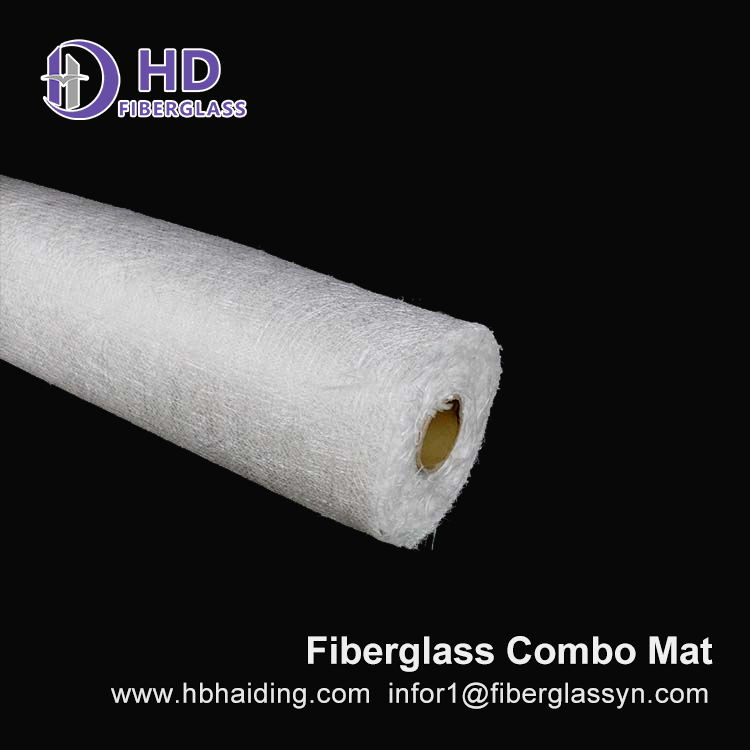 woven fibreglass matting for FRP pipes YN600*450 fiberglass combo mat