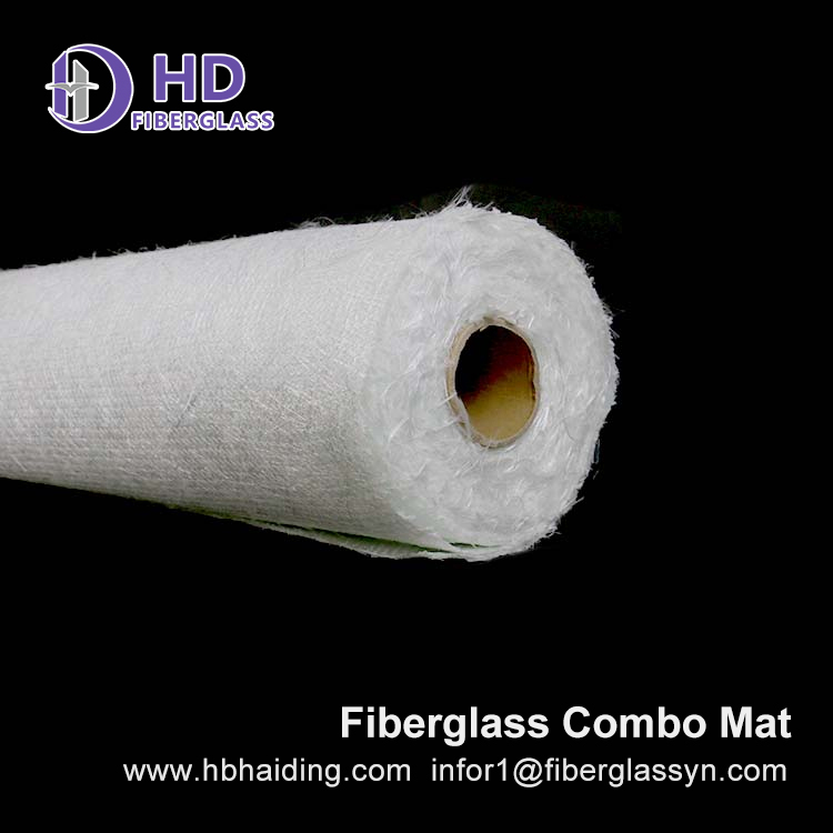 Used in Boat Building 600gsm Woven Roving And 300gsm Chopped Strand Mat Combo Mat