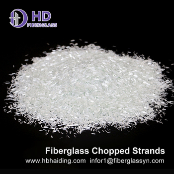 Fiberglass Chopped Strands for PP 3/4.5mm Free Sample Good Flowability