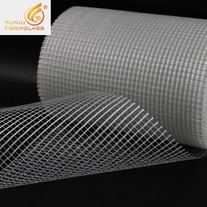 Marble Back Paste Mesh Raw Material Glass Fiber Mesh Tension Resistance Reliable Quality