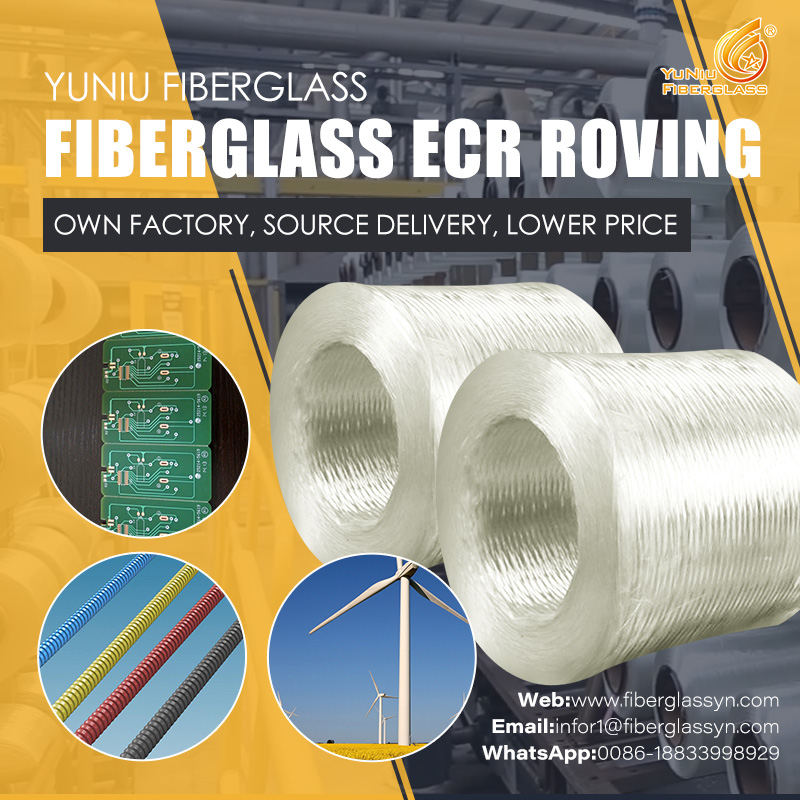 Fiberglass ECR Roving for FRP Pultrusion Products 2400tex Hot Sales