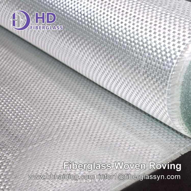 Used for Cooling Towers, Ships, Vehicles Manufacturing E-glass Fiber Woven Roving Fabric